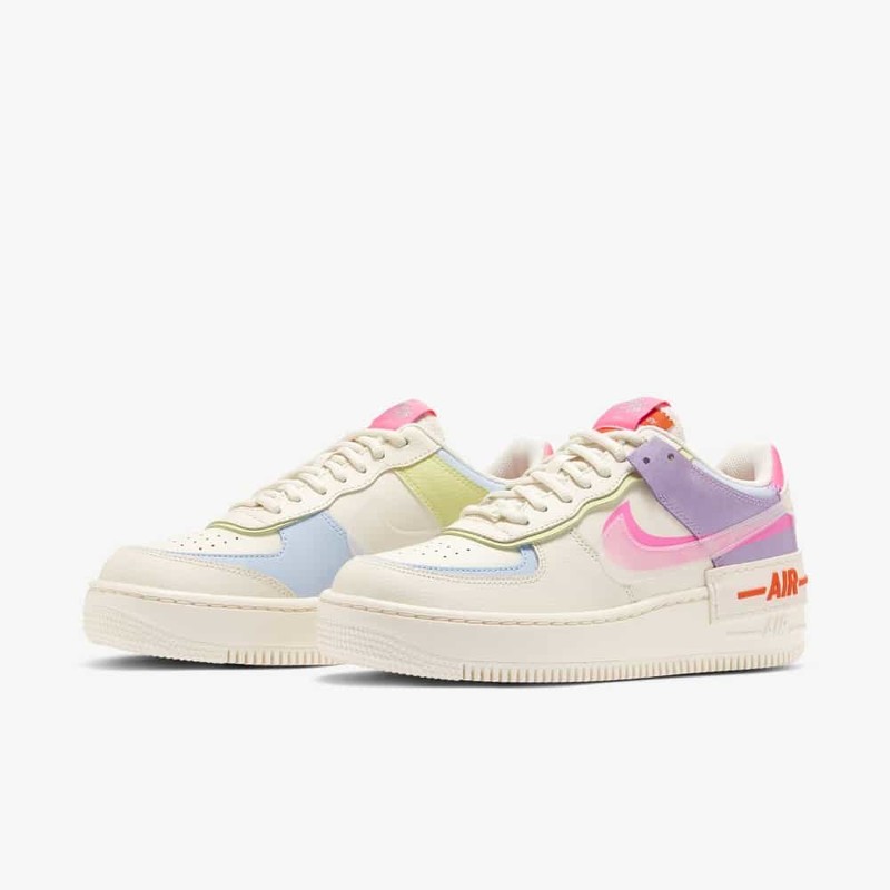 nike air force 1 beige and pink